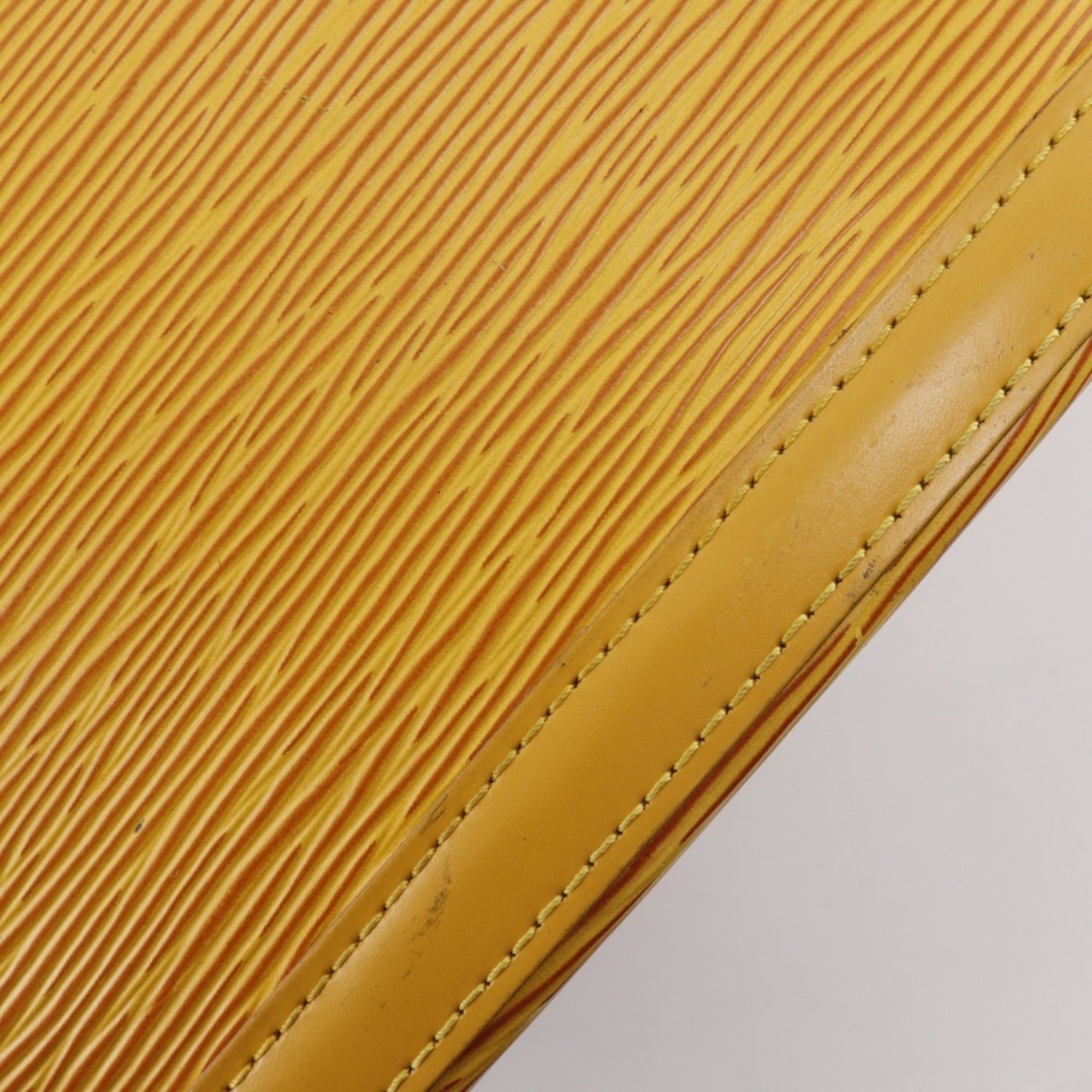 Louis Vuitton Yellow Epi Leather Handbag