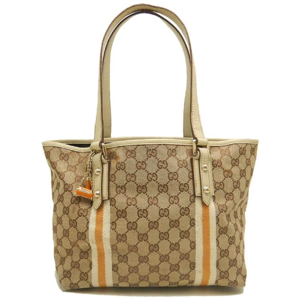 Gucci Beige Gg Canvas Tote Bag (Pre-Owned)