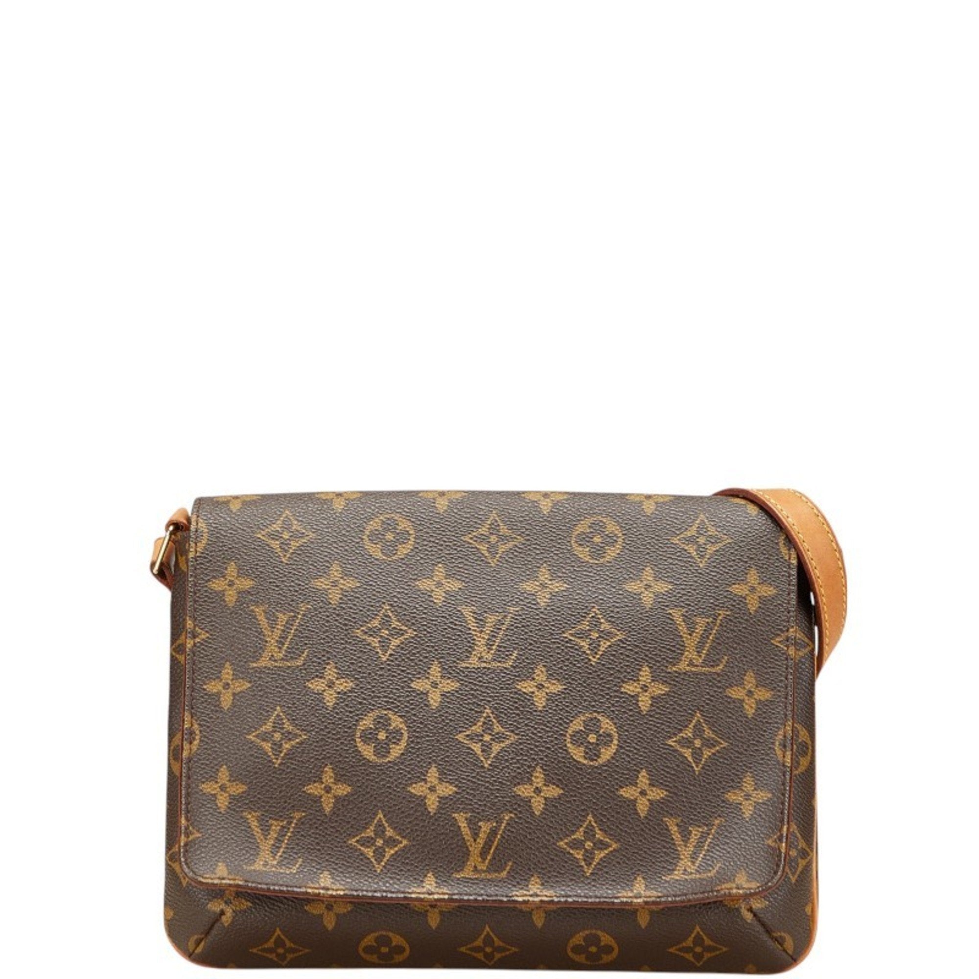 Louis Vuitton Monogram Brown Pvc Leather Handbag Shoulder Bag