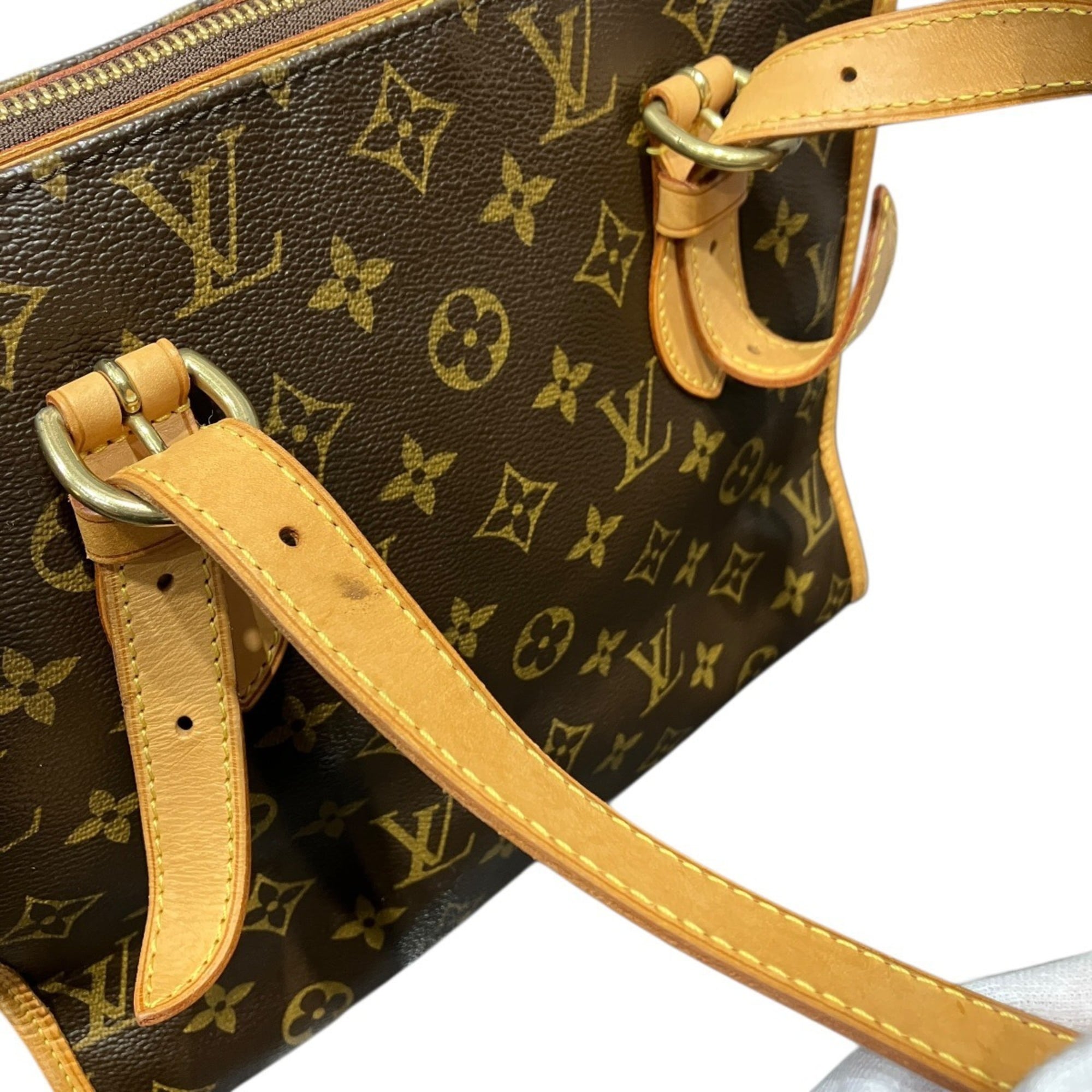 Louis Vuitton Brown Pvc Tote Bag
