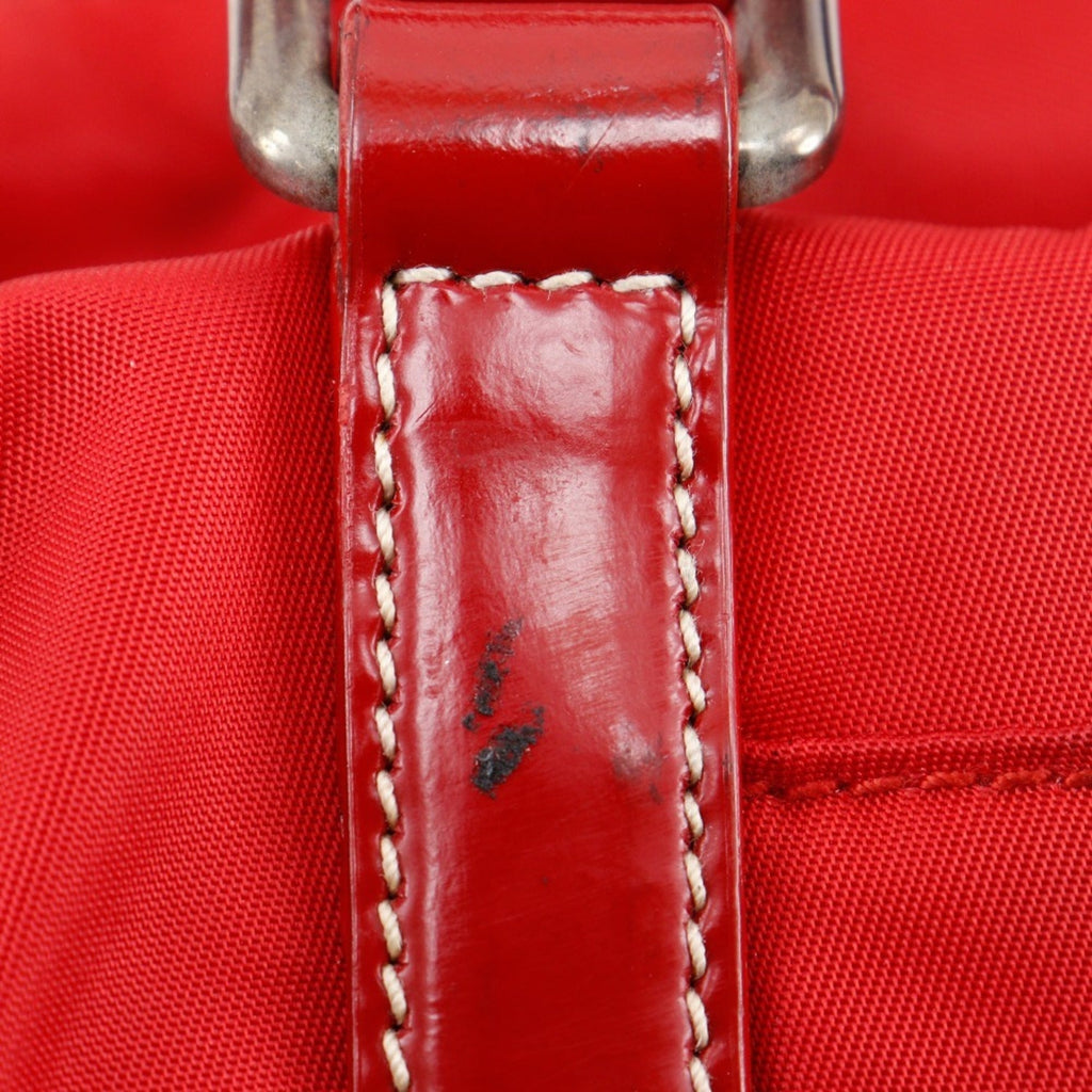 Prada Red Color Nylon Handbag