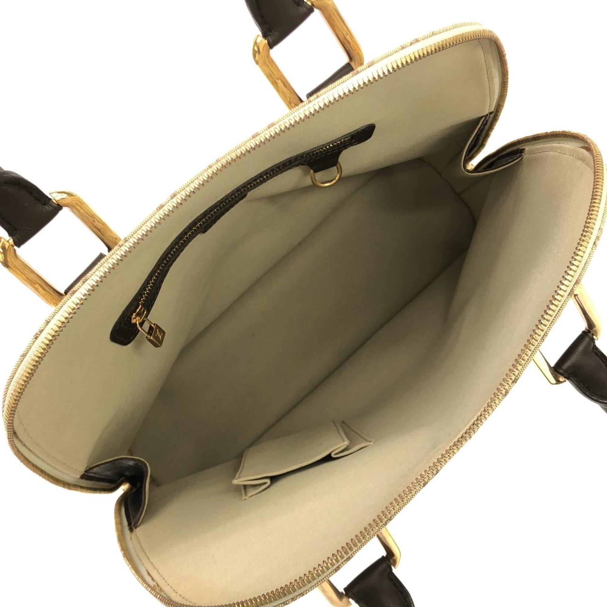 Louis Vuitton Khaki Canvas Handbag
