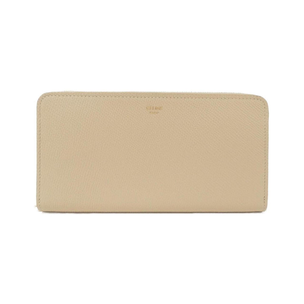 Celine Leather Long Wallet (Bi-Fold)