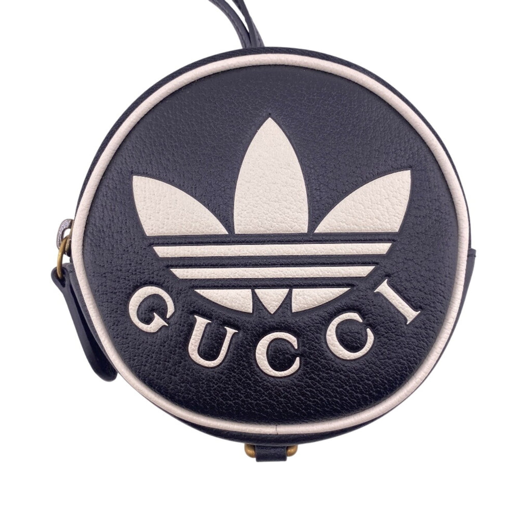 Gucci Black Leather Coin Purse/Coin Case (Pre-Owned)