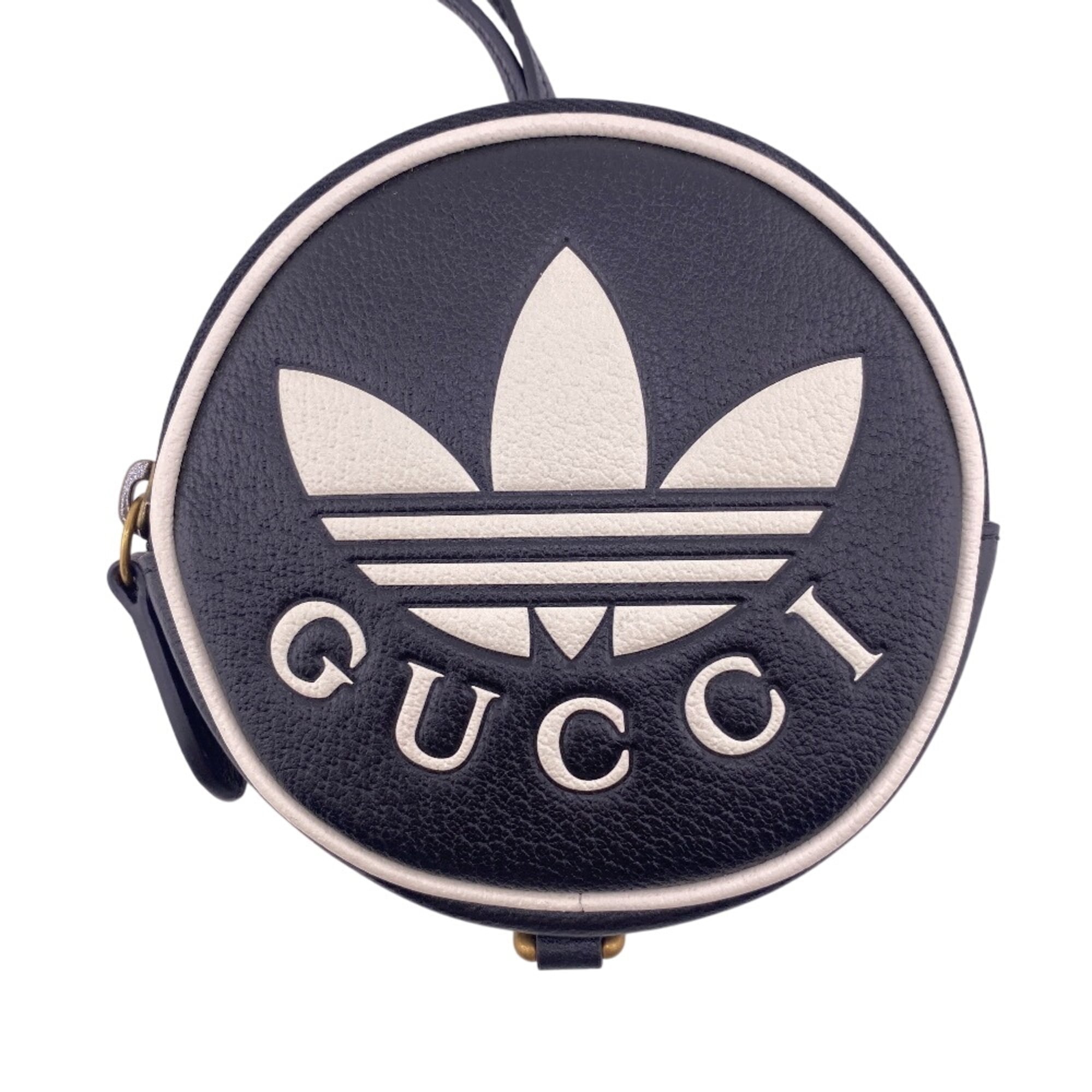 Gucci Black Leather Coin Purse/Coin Case (Pre-Owned)