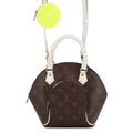 Louis Vuitton Brown Monogram White Yellow Monogram Handbag Shoulder Bag