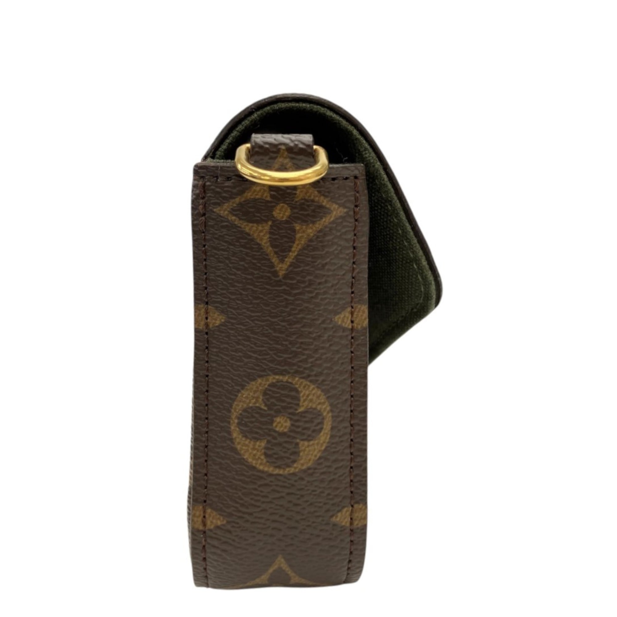 Louis Vuitton Brown Monogram Pochette Shoulder Bag