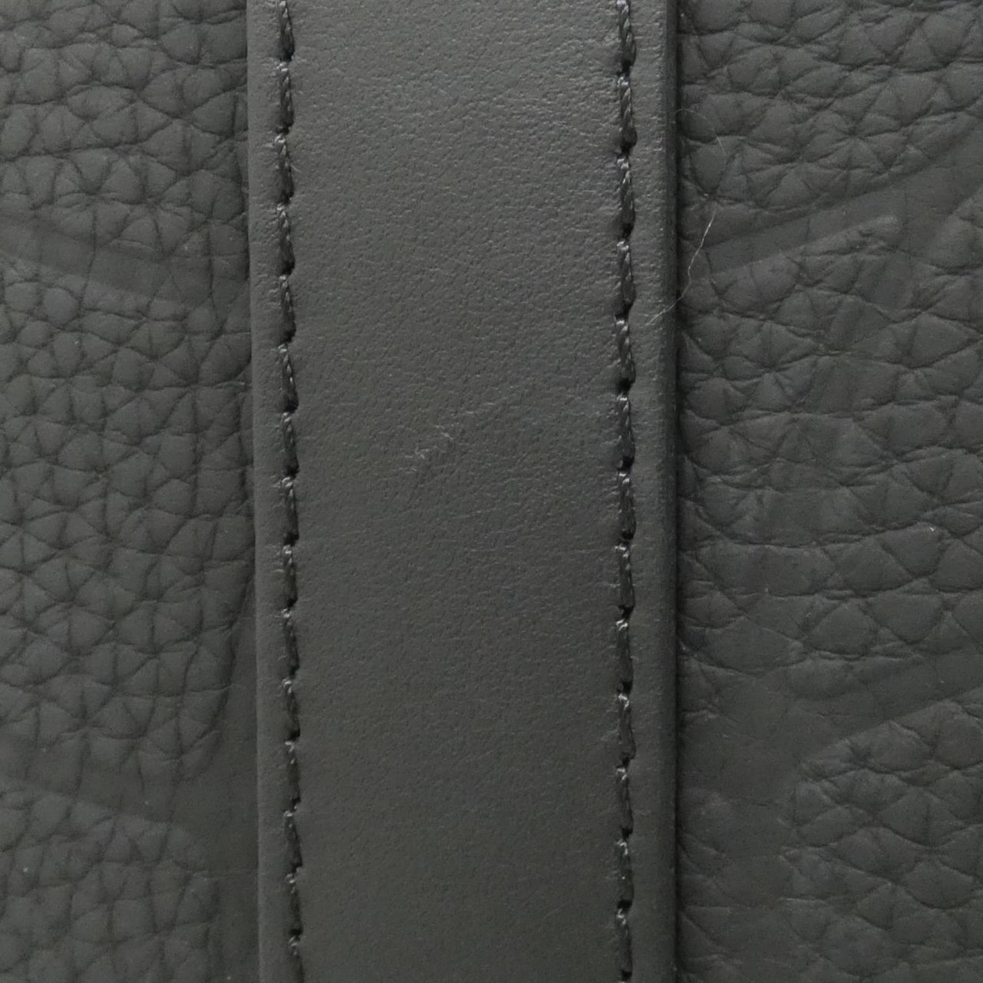 Louis Vuitton Black Leather Shoulder Bag