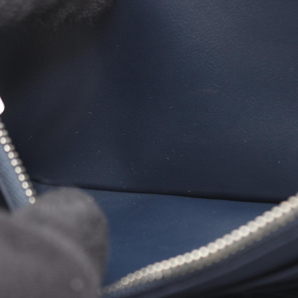 Louis Vuitton Navy Leather Long Wallet