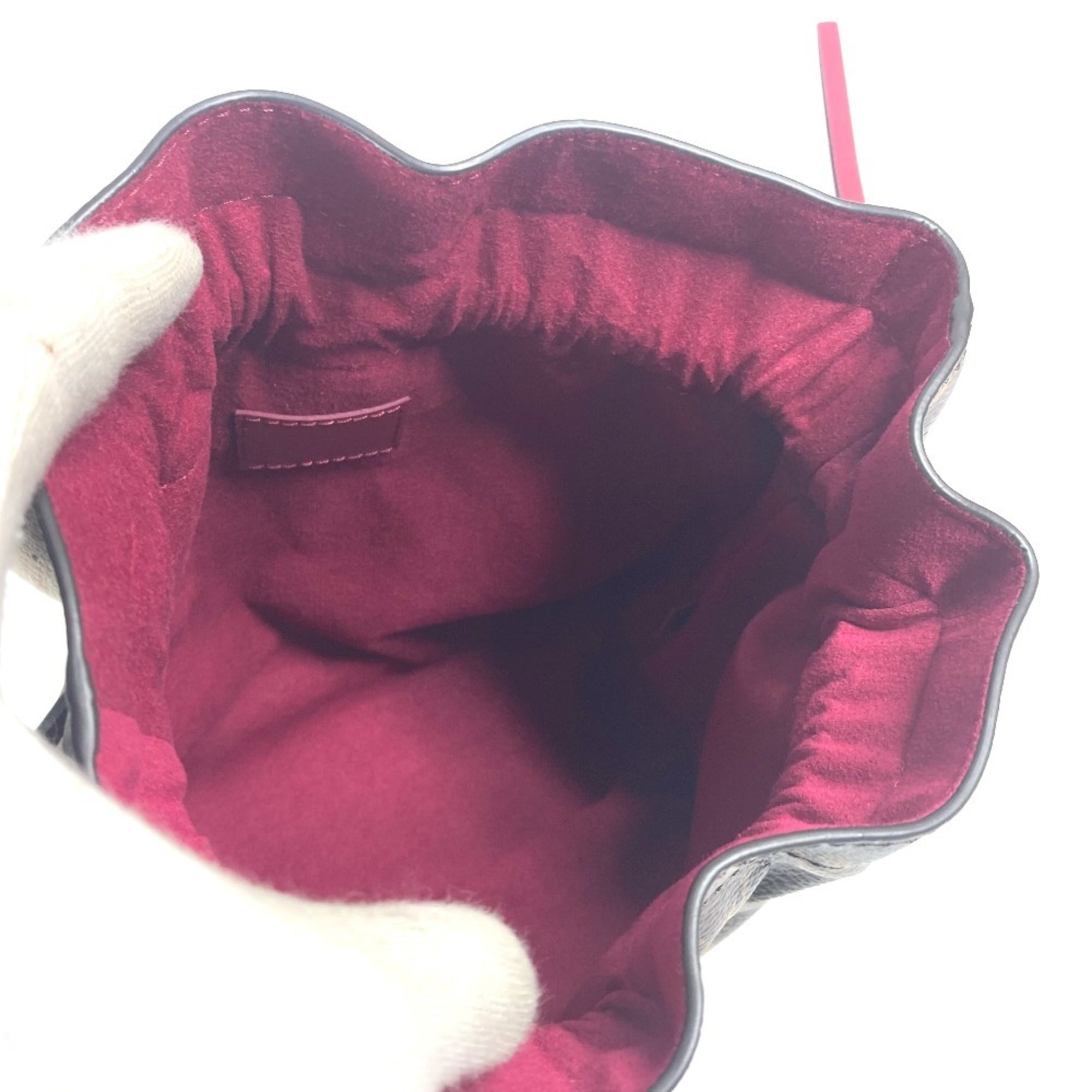 Louis Vuitton Brown Coated Canvas Pouch