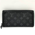 Louis Vuitton Black Monogram Eclipse Monogram Eclipse Long Wallet