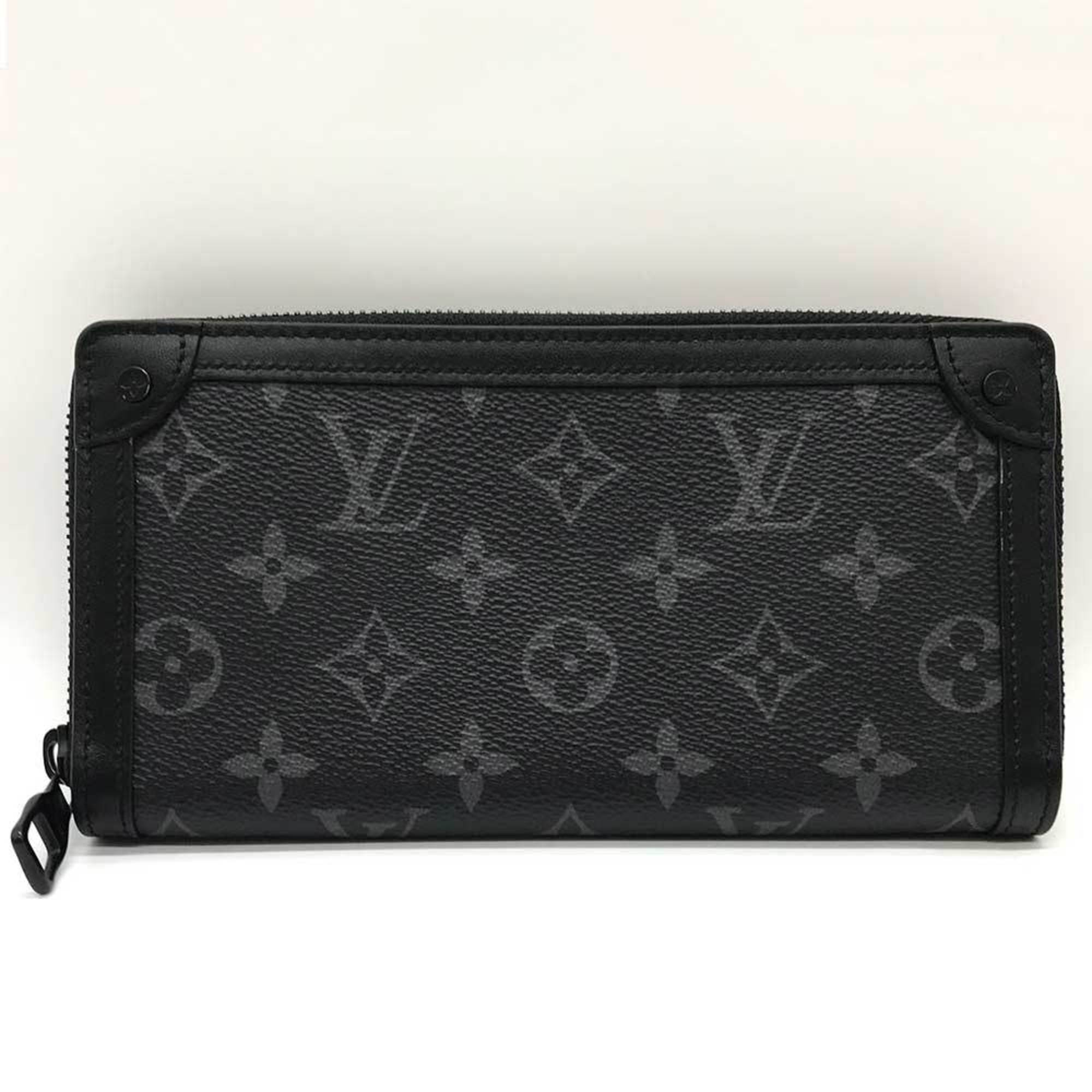 Louis Vuitton Black Monogram Eclipse Monogram Eclipse Long Wallet