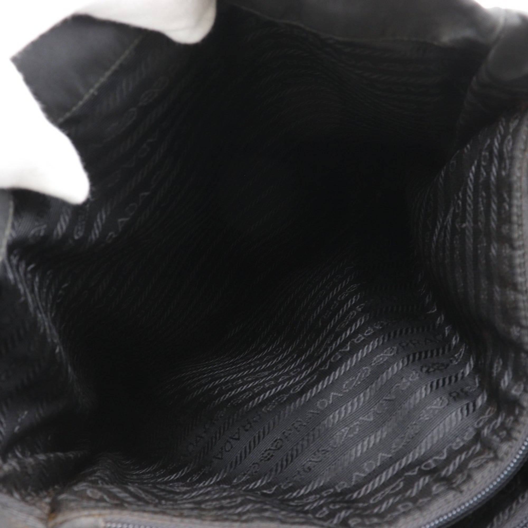 Prada Black Nylon Tote Bag