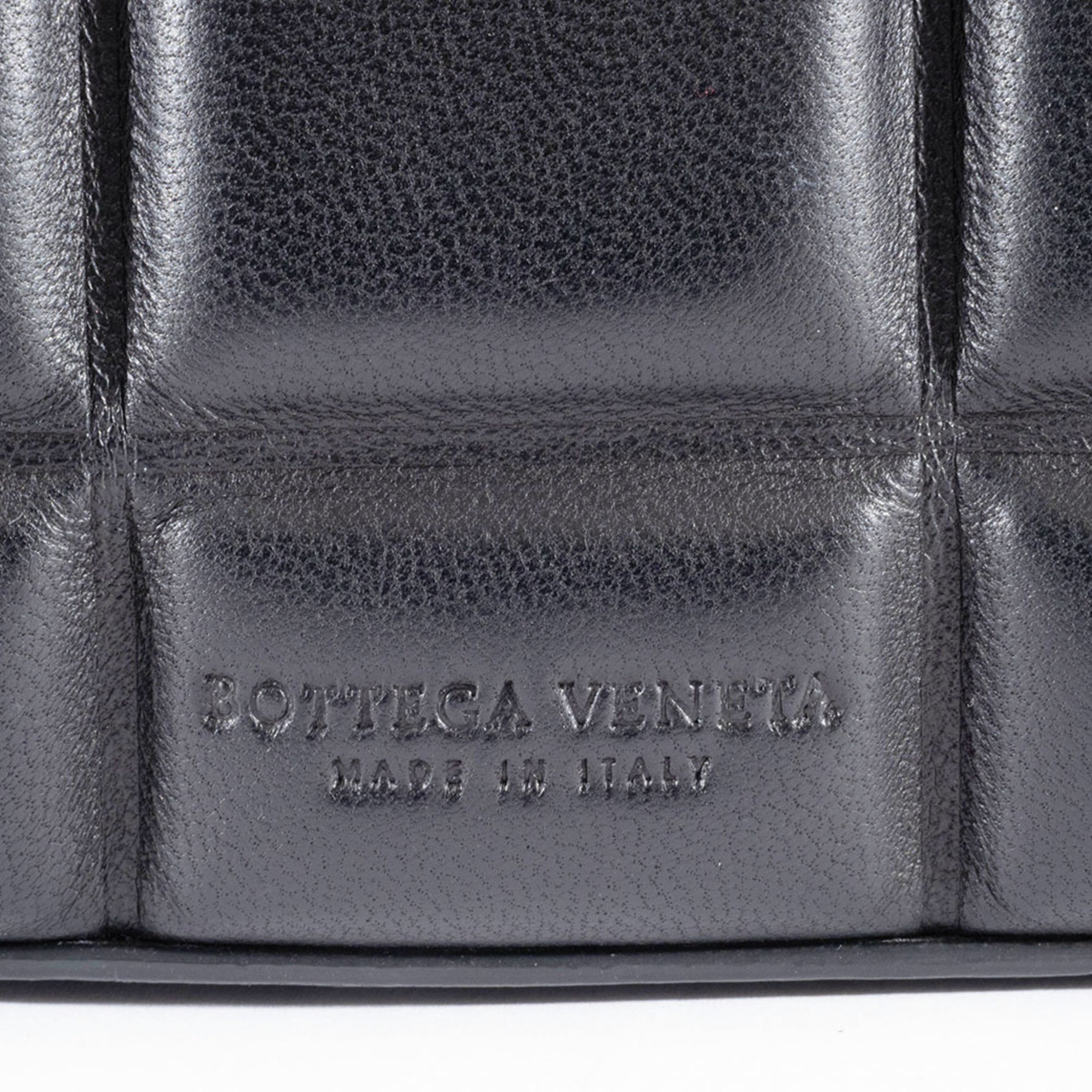 Bottega Veneta Black Leather Shoulder Bag