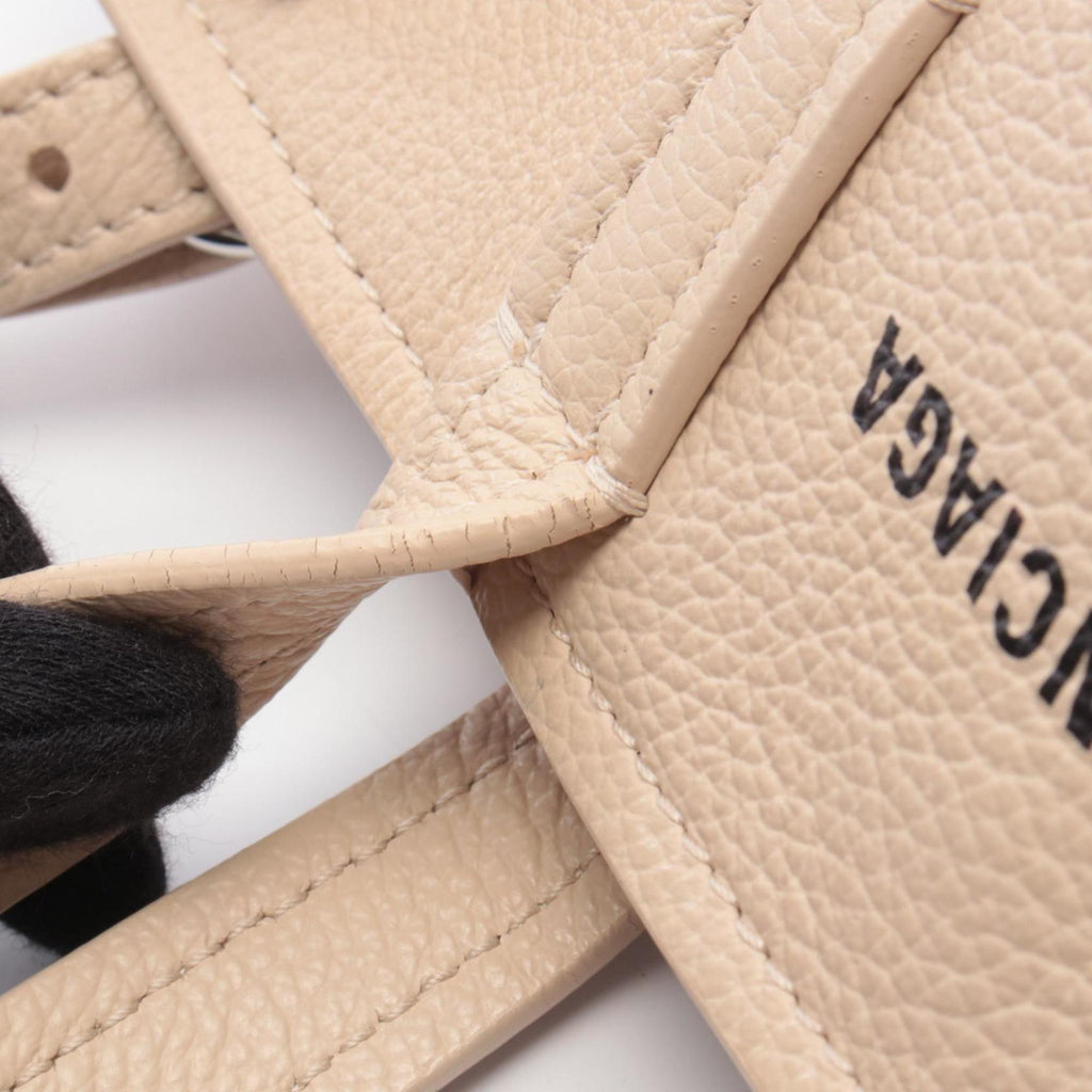 Balenciaga Ivory Leather Hand