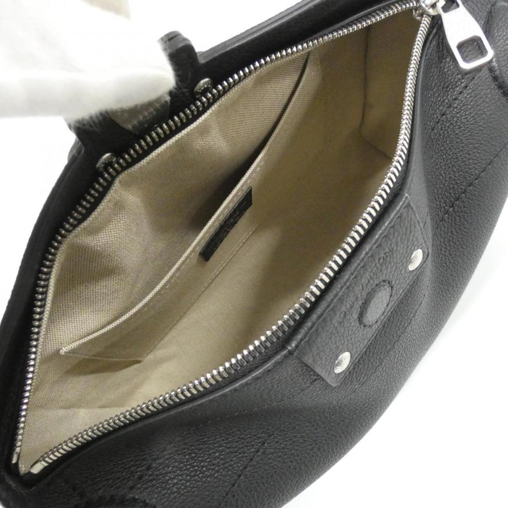 Louis Vuitton Black Leather Shoulder Bag