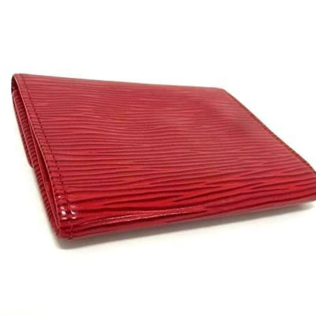 Louis Vuitton Epi Castilian Red Epi Leather Coin Purse/Coin Case