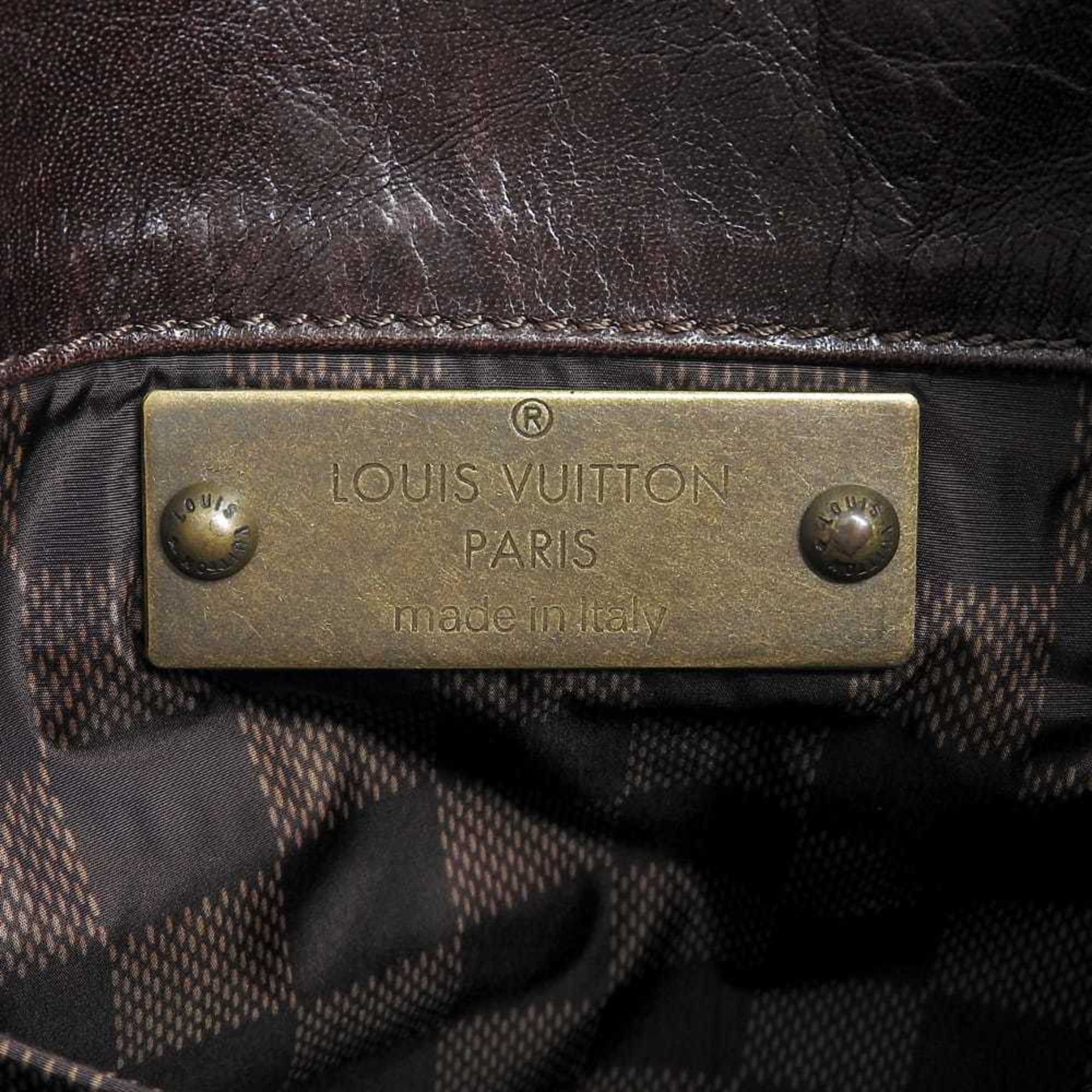 Louis Vuitton Brown Leather Shoulder Bag