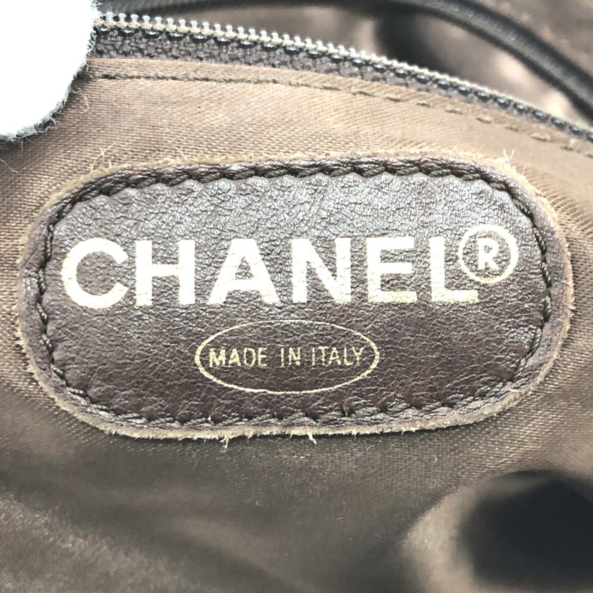 Chanel Brown Leather Tote Bag