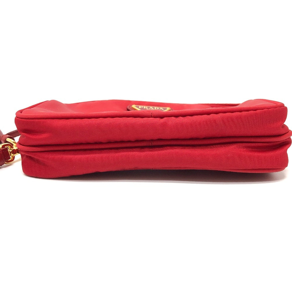 Prada Red Cloth Shoulder Bag