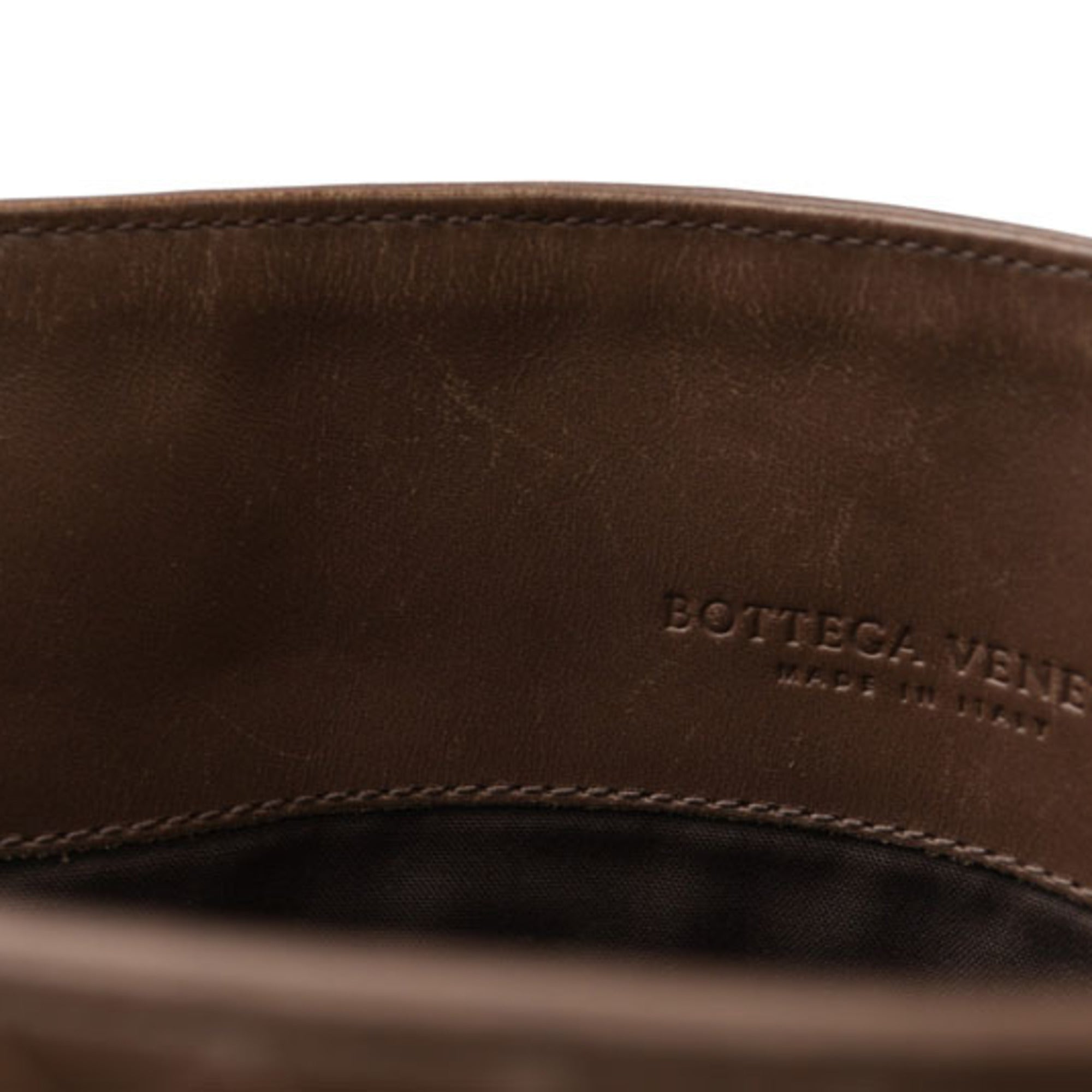 Bottega Veneta Light Brown Leather Messenger Bag Shoulder Bag