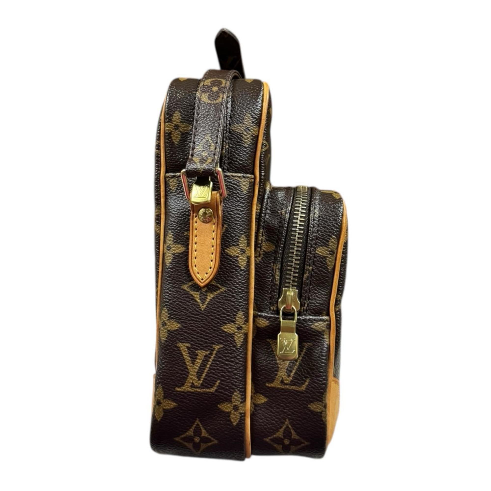 Louis Vuitton Brown Monogram Canvas Shoulder Bag