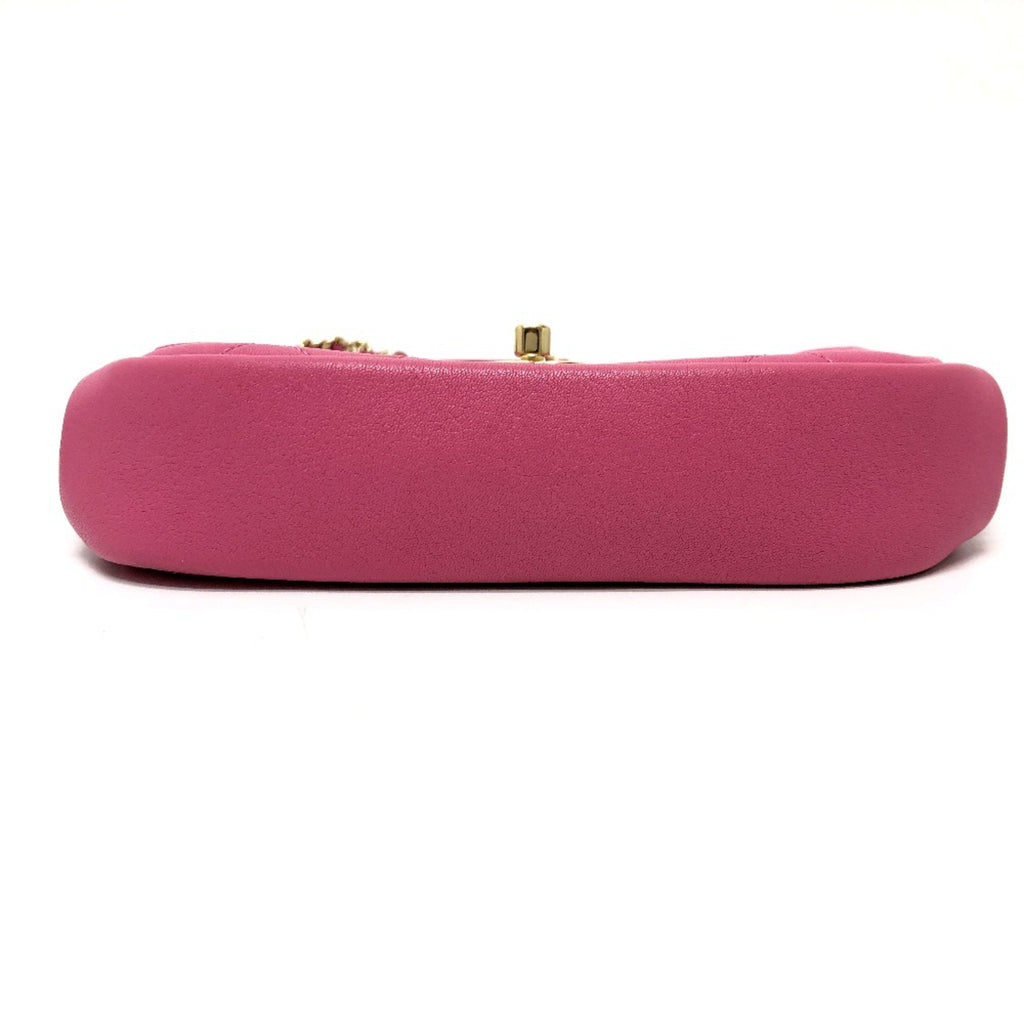 Chanel Pink Leather Shoulder Bag