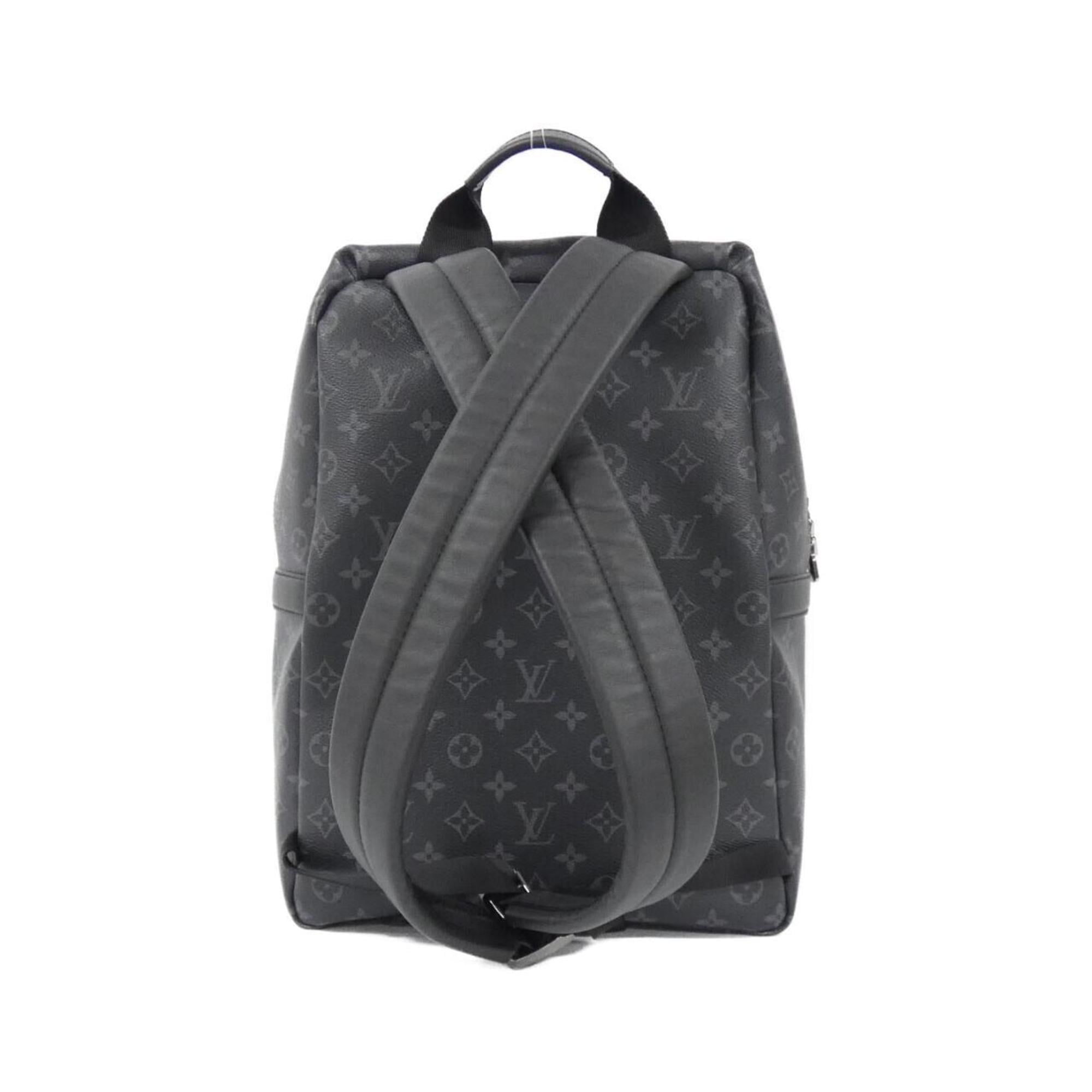 Louis Vuitton Black Coated Canvas Backpack