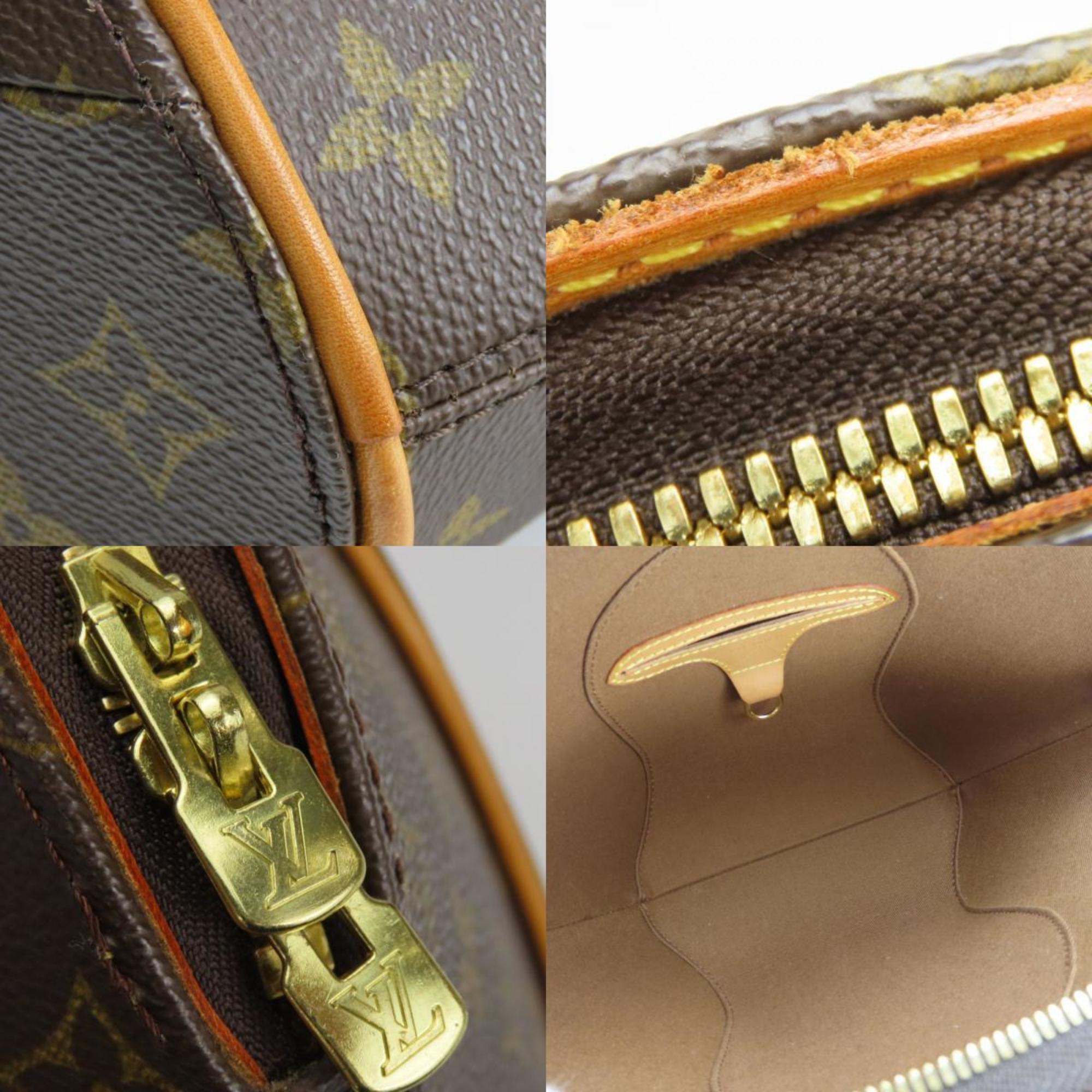 Louis Vuitton Brown Monogram Leather Handbag