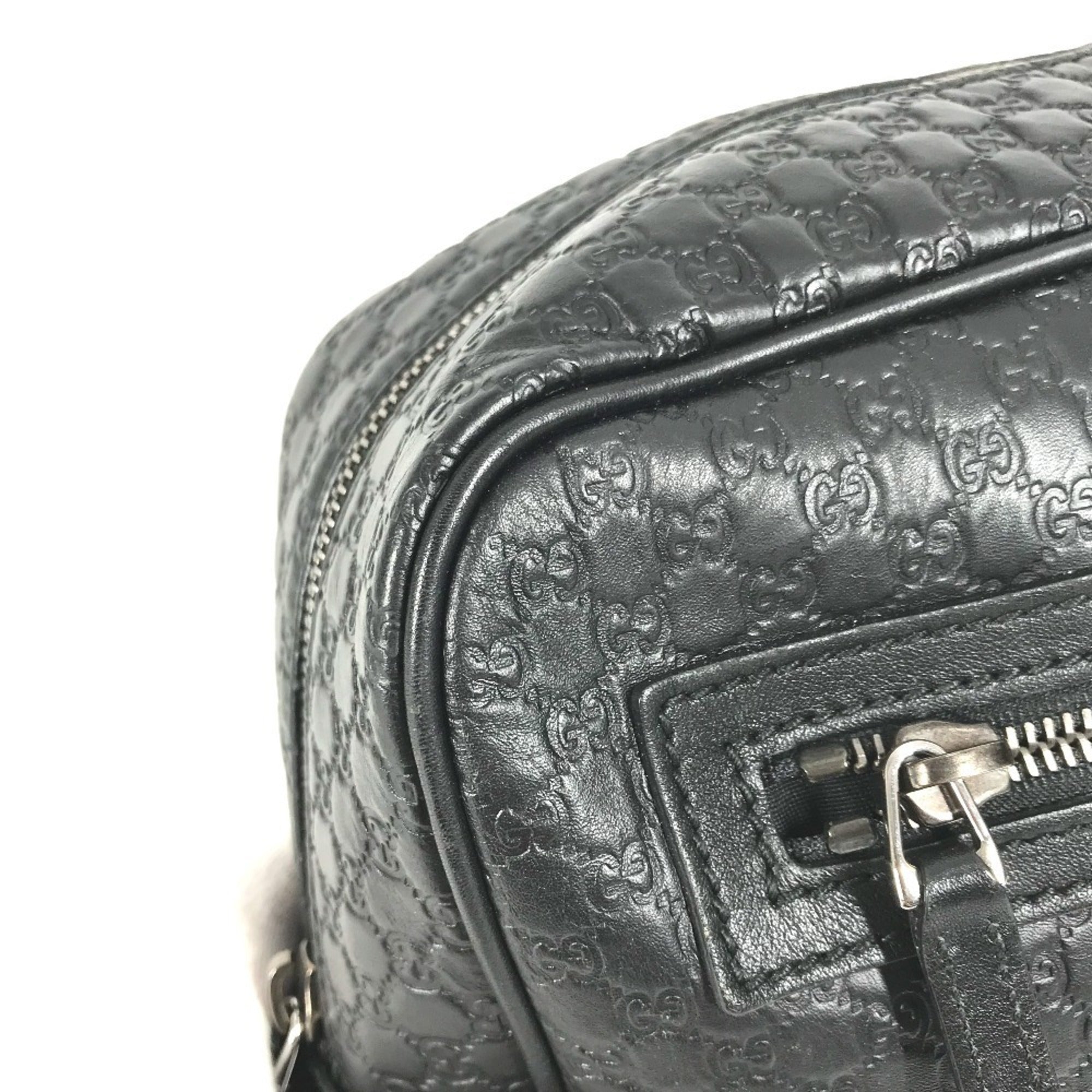 Gucci Guccissima Black Gg Leather Clutch Bag (Pre-Owned)
