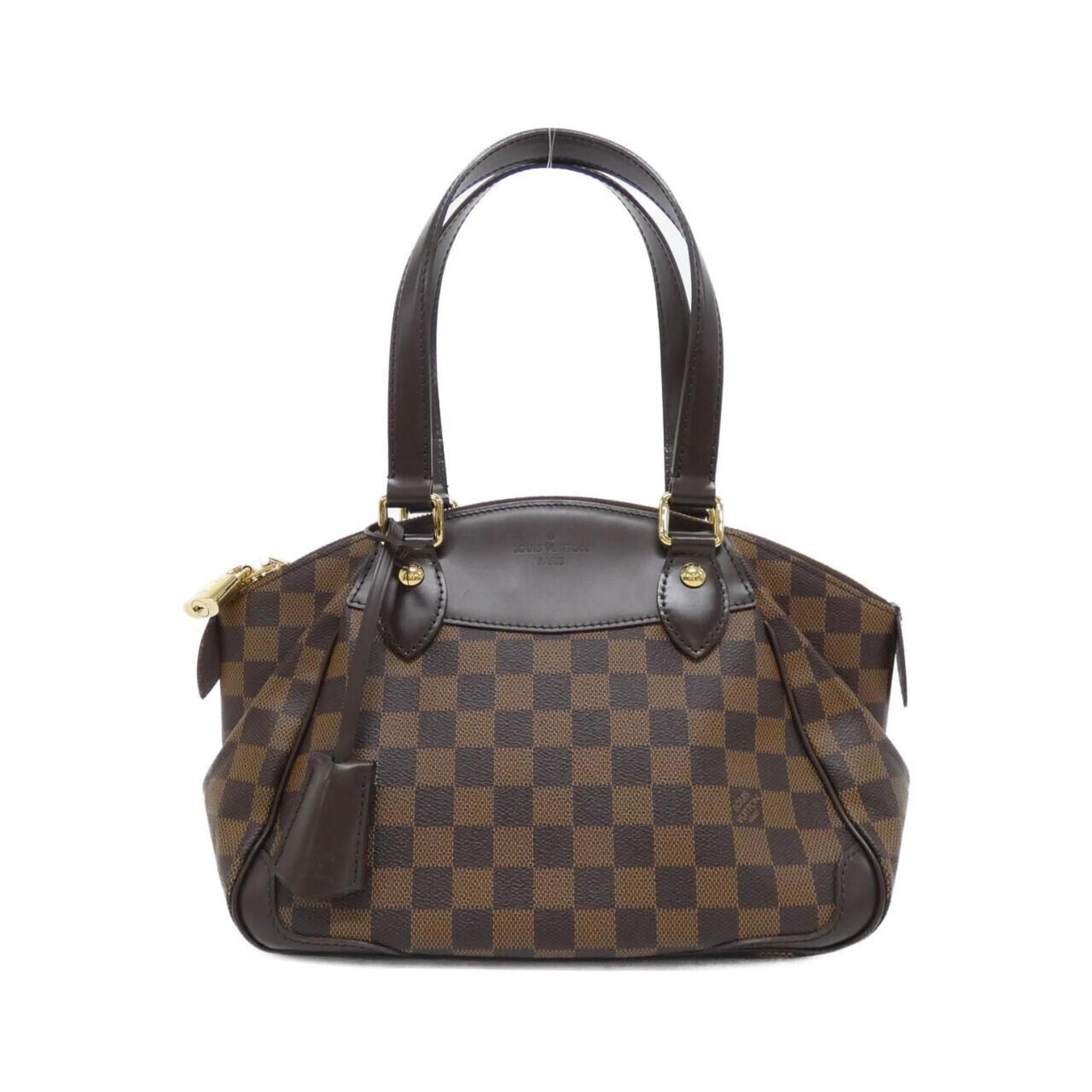 Louis Vuitton Brown Coated Canvas Handbag