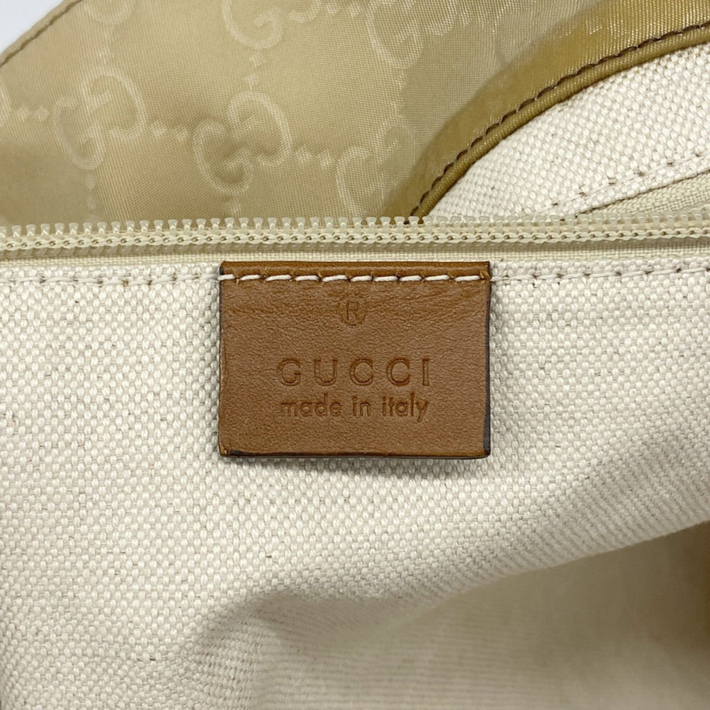 Gucci Beige Nylon Tote Bag (Pre-Owned)