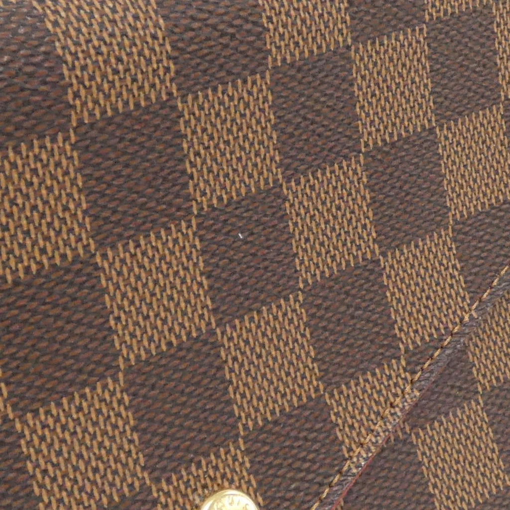 Louis Vuitton Damier Ebene Coated Canvas Pochette Shoulder Bag