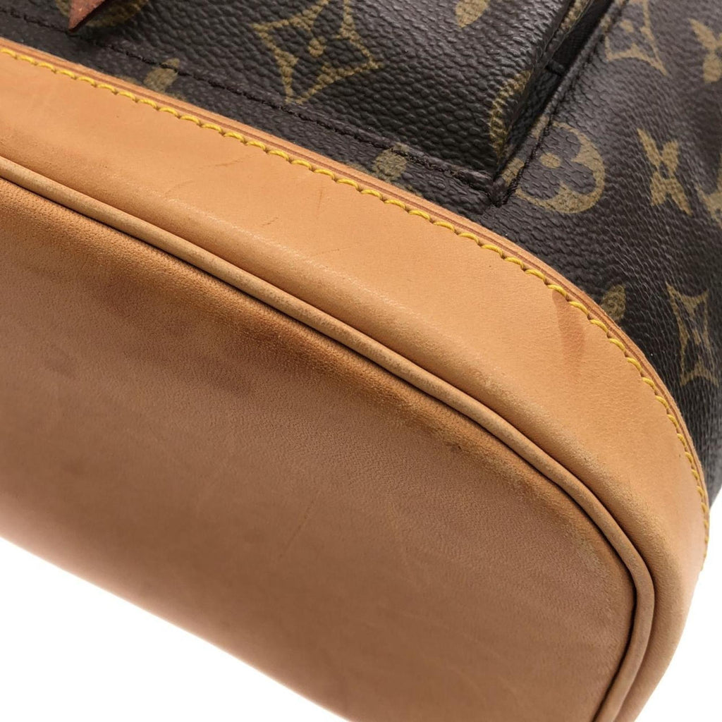Louis Vuitton Marron Coated Canvas Backpack