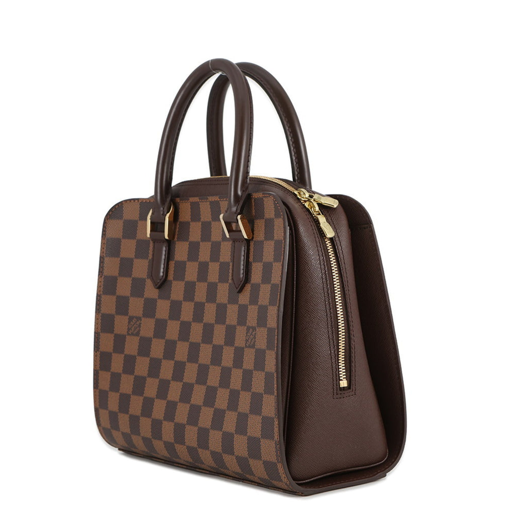 Louis Vuitton Red Color Coated Canvas Handbag