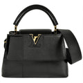 Louis Vuitton Black Leather Handbag