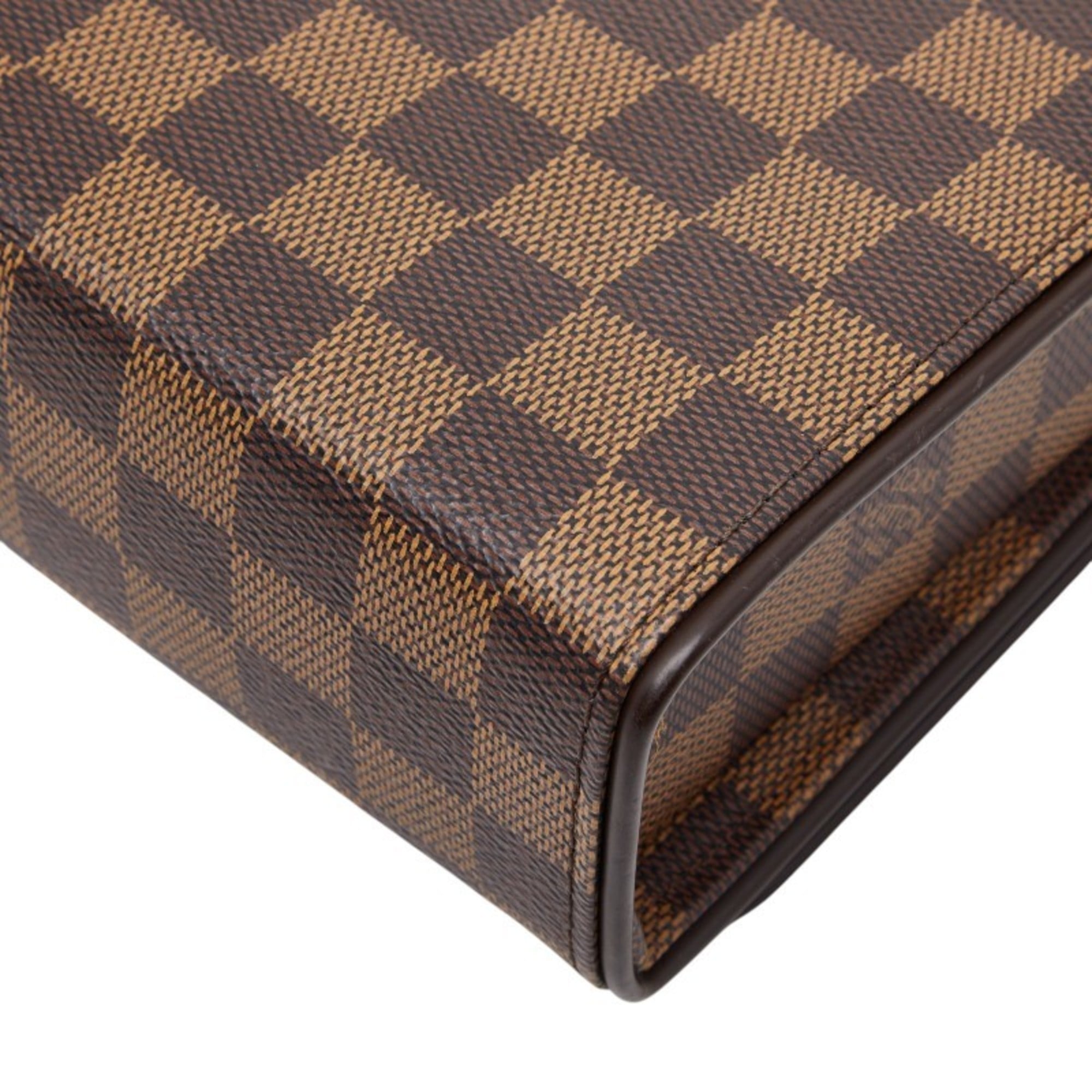Louis Vuitton Brown Pvc Leather Shoulder Bag