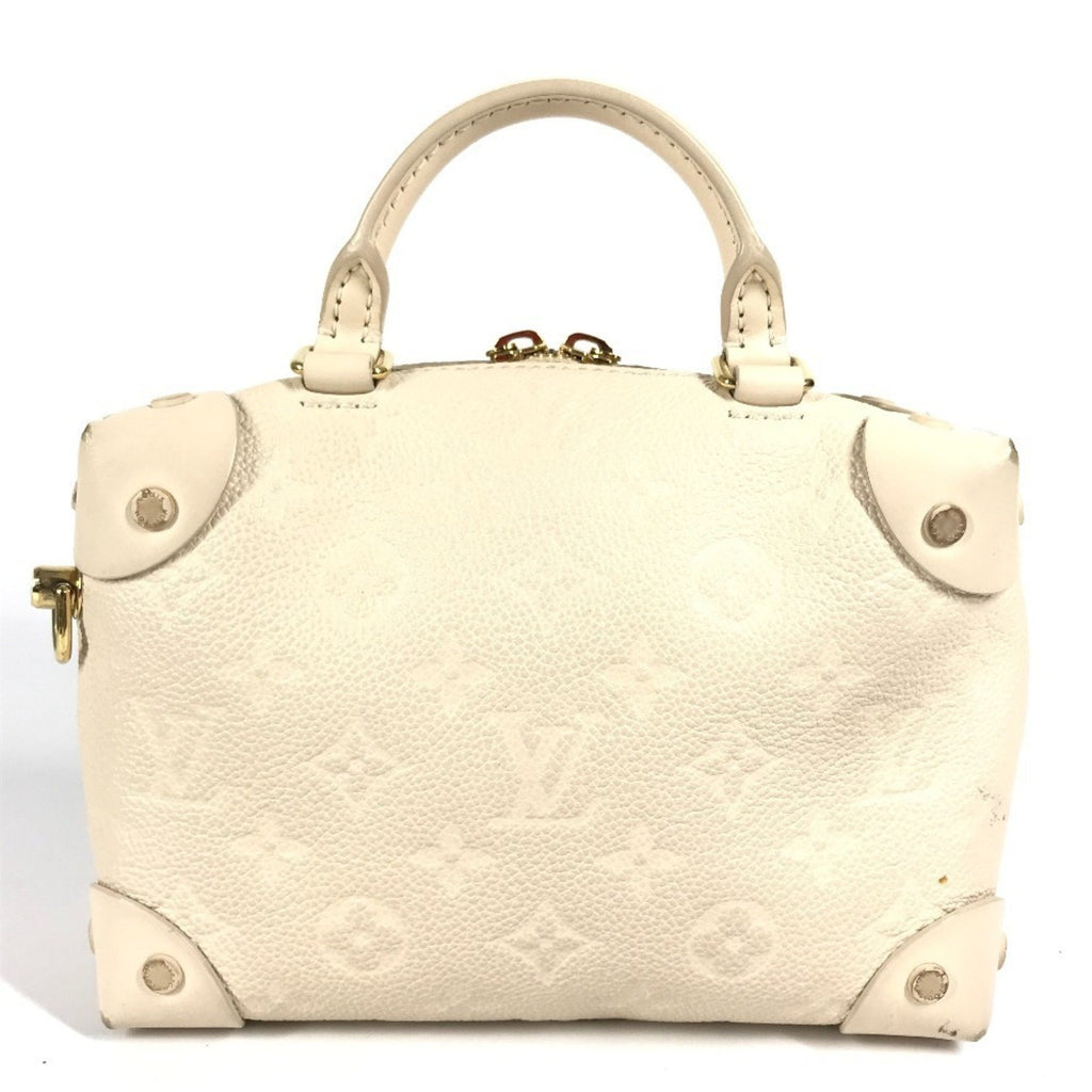 Louis Vuitton White Monogram Empreinte Handbag