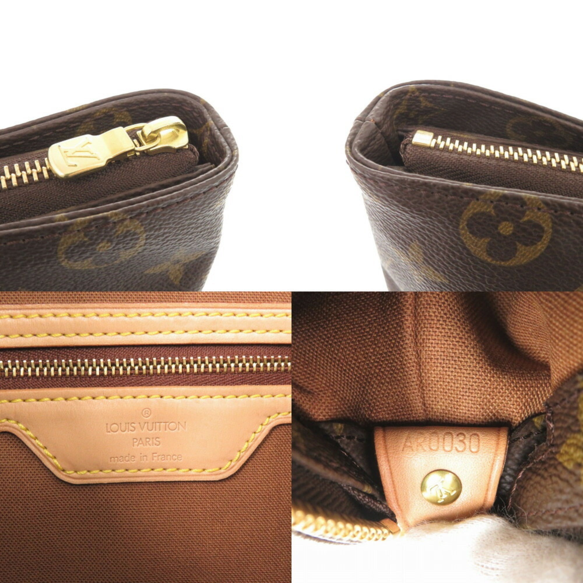 Louis Vuitton Brown Monogram Tote Bag