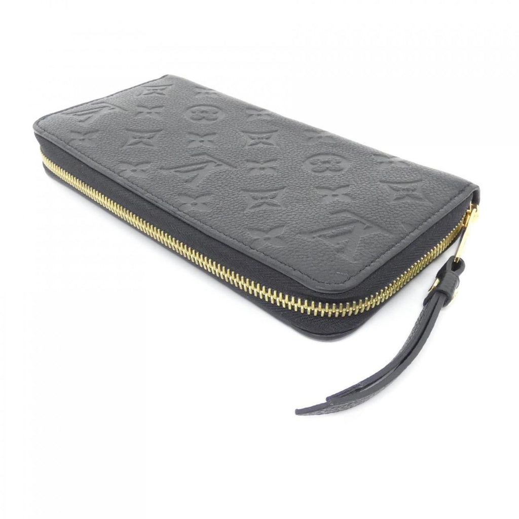 Louis Vuitton Black Leather Long Wallet