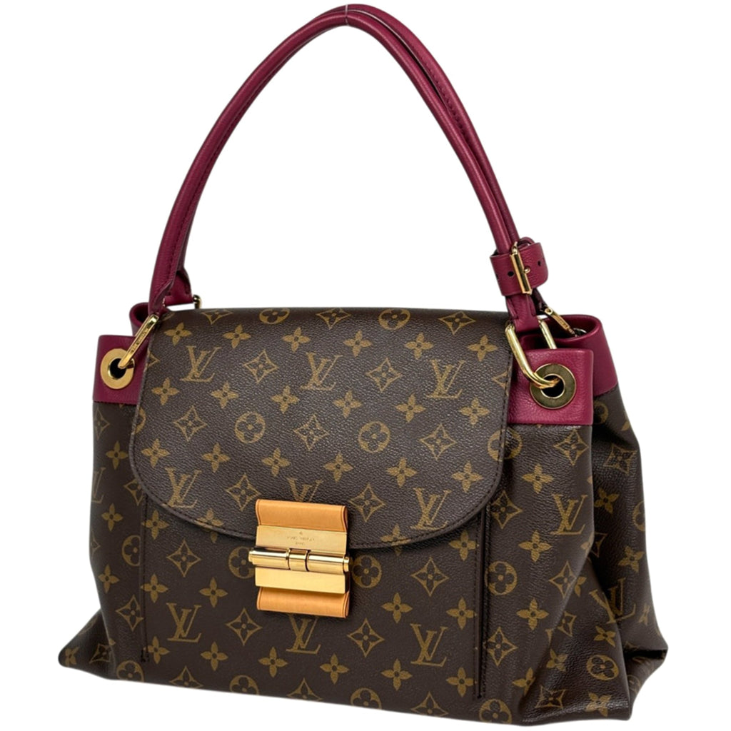 Louis Vuitton Brown Monogram Handbag Shoulder Bag Tote Bag
