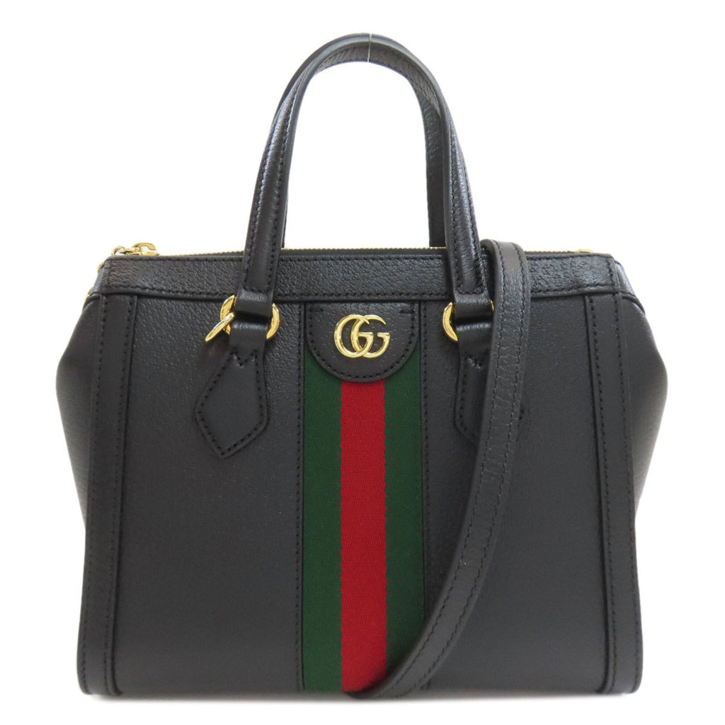 Gucci Black Leather Handbag (Pre-Owned)