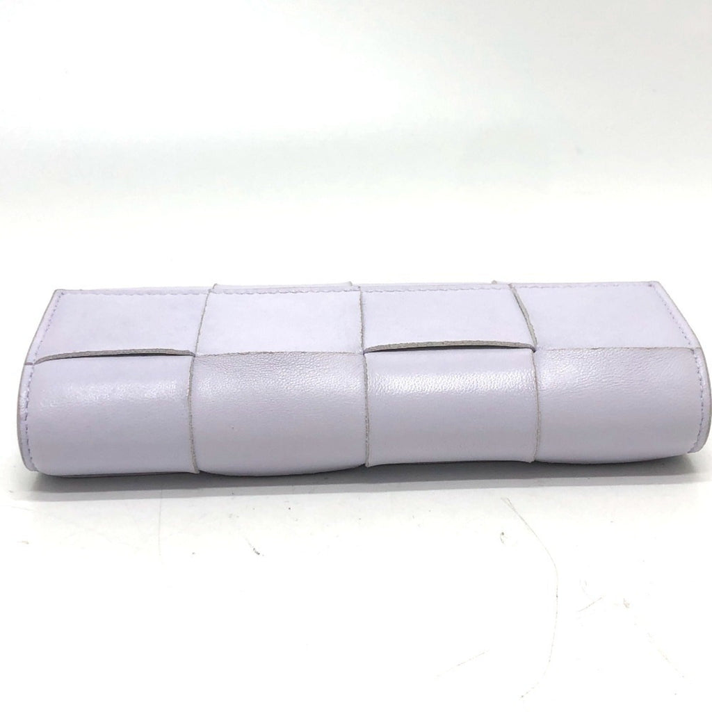 Bottega Veneta Purple Leather Long Wallet (Bi-Fold)