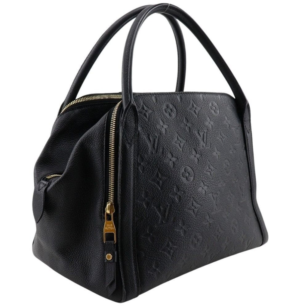 Louis Vuitton Black Noir Monogram Empreinte Handbag