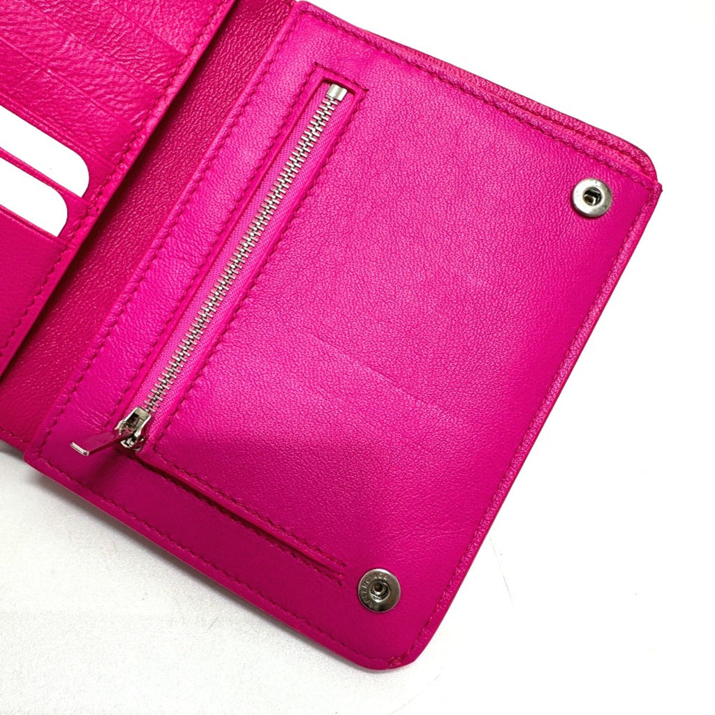 Balenciaga Pink Leather Wallet (Bi-Fold)