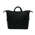 Bottega Veneta Black Leather Boston Bag Handbag