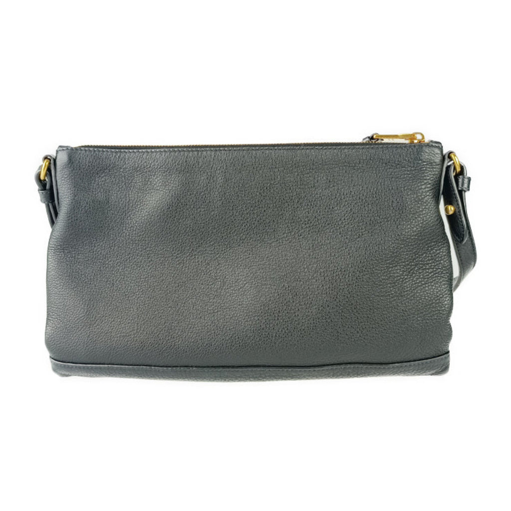 Prada Black Vitello Daino Shoulder Bag
