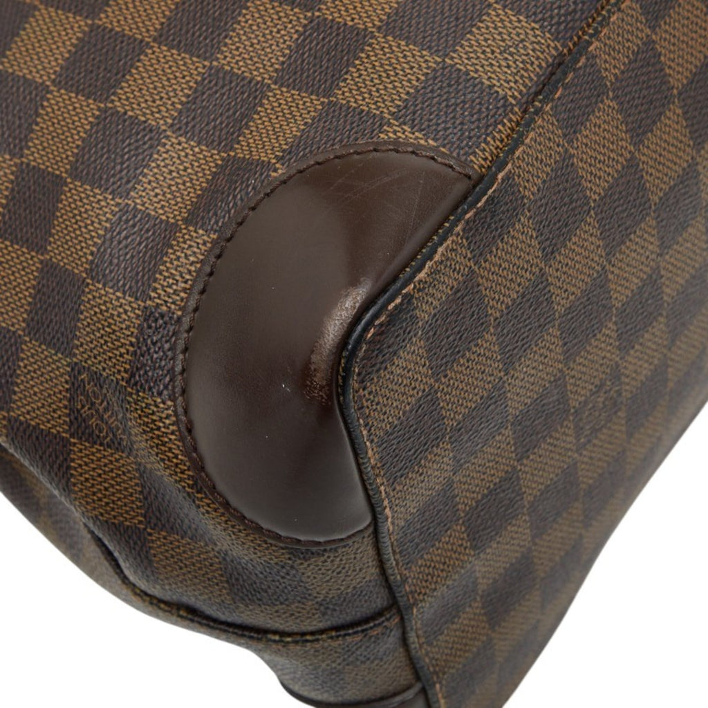 Louis Vuitton Brown Ebene Pvc Leather Handbag Tote Bag