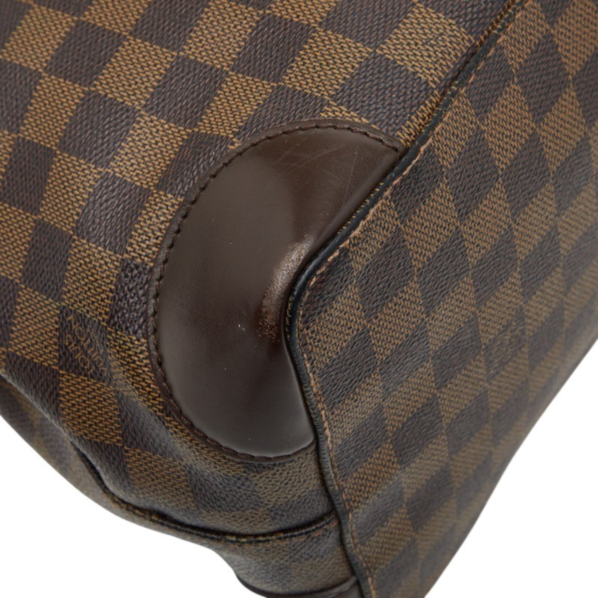 Louis Vuitton Brown Ebene Pvc Leather Handbag Tote Bag