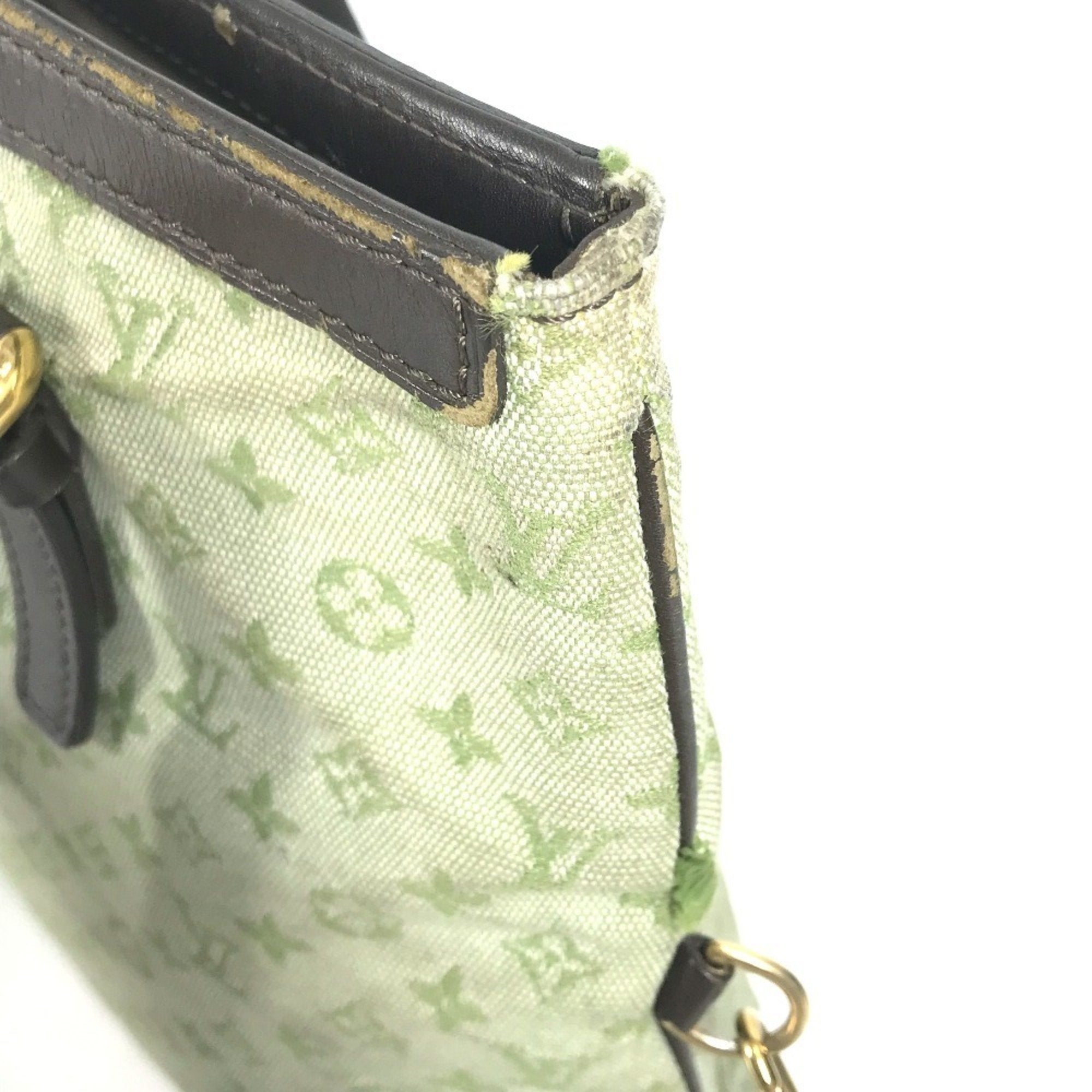 Louis Vuitton Galle Khaki Monogram Monogram Mini Handbag Shoulder Bag Tote Bag